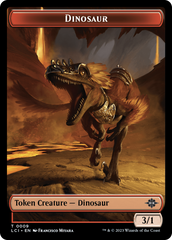 Copy // Dinosaur (0009) Double-Sided Token [The Lost Caverns of Ixalan Tokens] | The Time Vault CA
