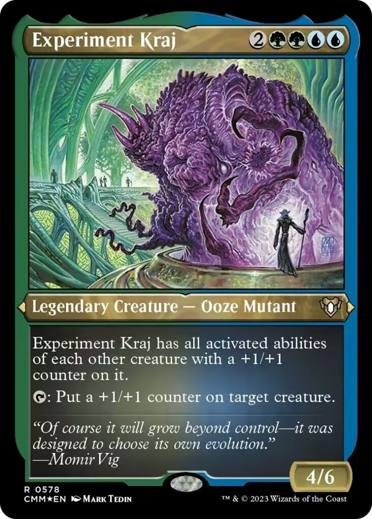 Experiment Kraj (Foil Etched) [Commander Masters] | The Time Vault CA