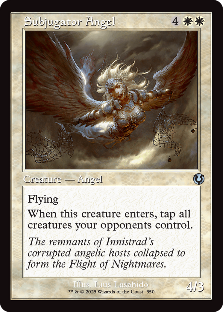 Subjugator Angel (Retro Frame) [Innistrad Remastered] | The Time Vault CA