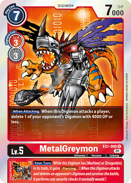 MetalGreymon [EX1-008] [Classic Collection] | The Time Vault CA