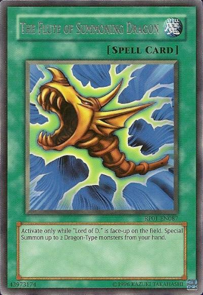 The Flute of Summoning Dragon [RP01-EN087] Rare | The Time Vault CA