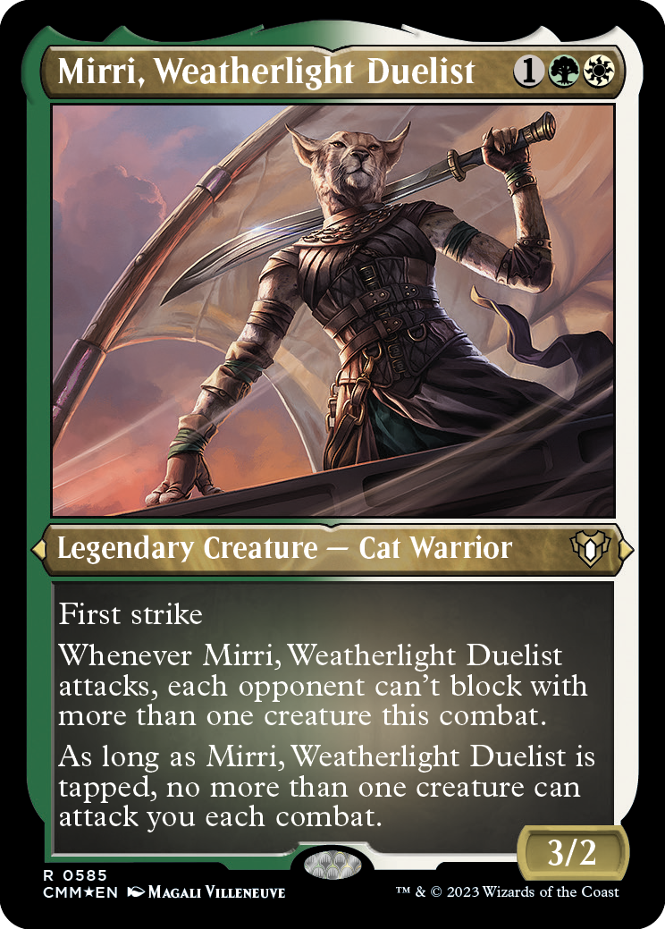 Mirri, Weatherlight Duelist (Foil Etched) [Commander Masters] | The Time Vault CA