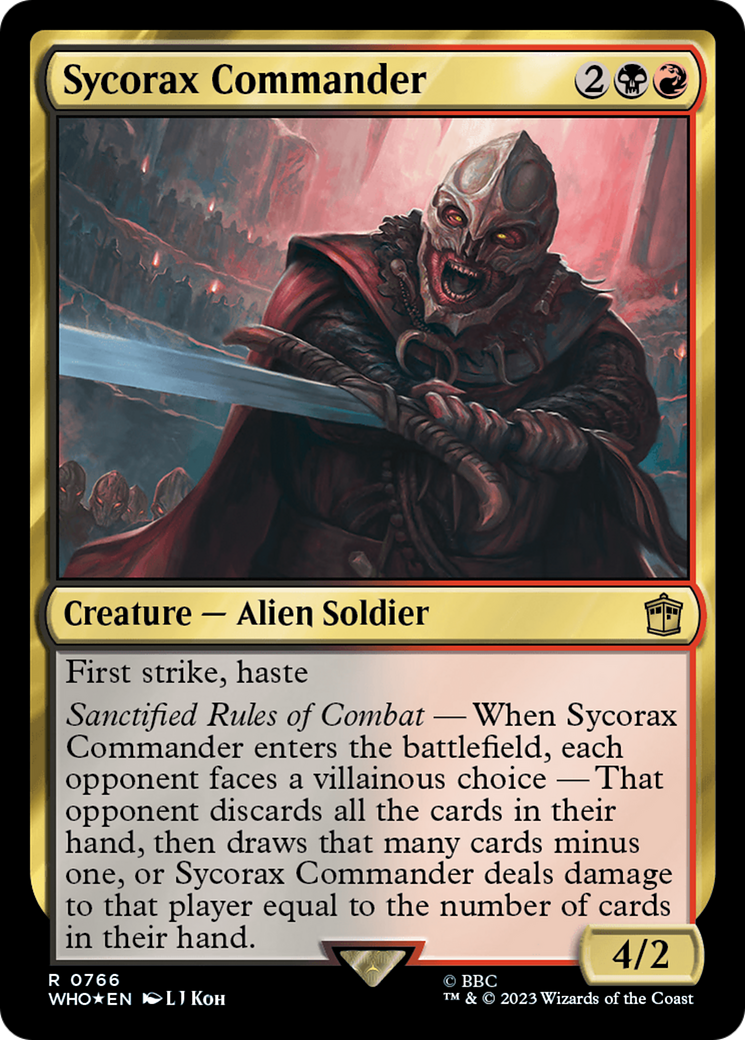 Sycorax Commander (Surge Foil) [Doctor Who] | The Time Vault CA