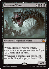 Massacre Wurm [Duskmourn: House of Horror Commander] | The Time Vault CA