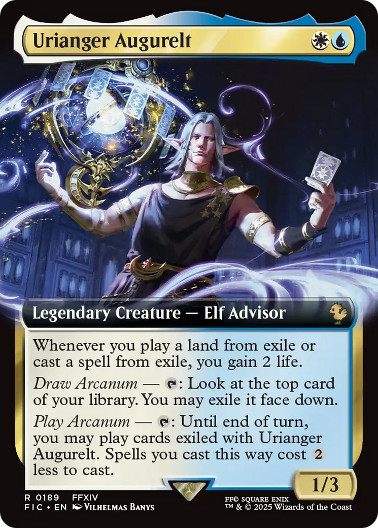 Urianger Augurelt (Extended Art) [FINAL FANTASY Commander] | The Time Vault CA