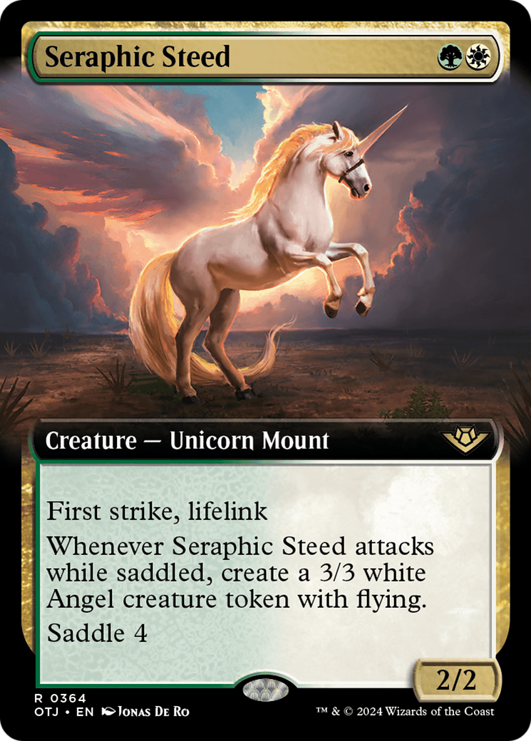 Seraphic Steed (Extended Art) [Outlaws of Thunder Junction] | The Time Vault CA