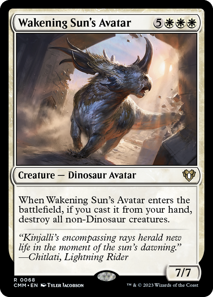 Wakening Sun's Avatar [Commander Masters] | The Time Vault CA