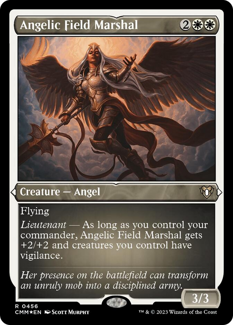 Angelic Field Marshal (Foil Etched) [Commander Masters] | The Time Vault CA