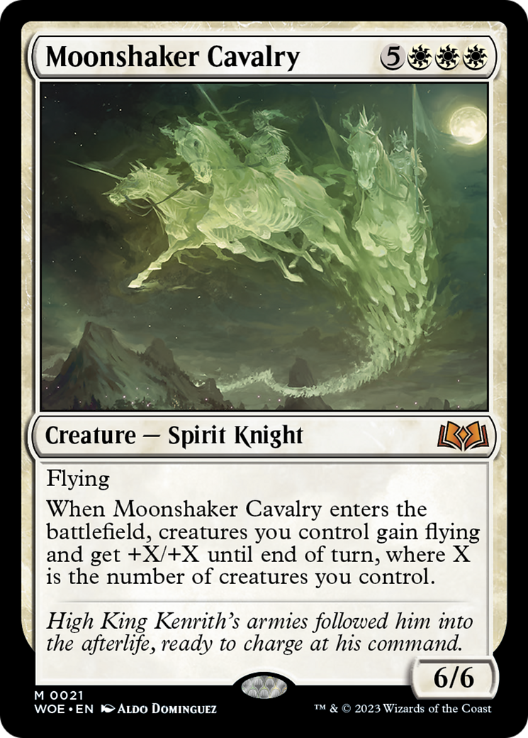 Moonshaker Cavalry [Wilds of Eldraine] | The Time Vault CA