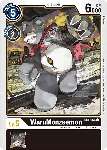 WaruMonzaemon [BT5-066] (Demo Deck Exclusive) [Battle of Omni Promos] | The Time Vault CA