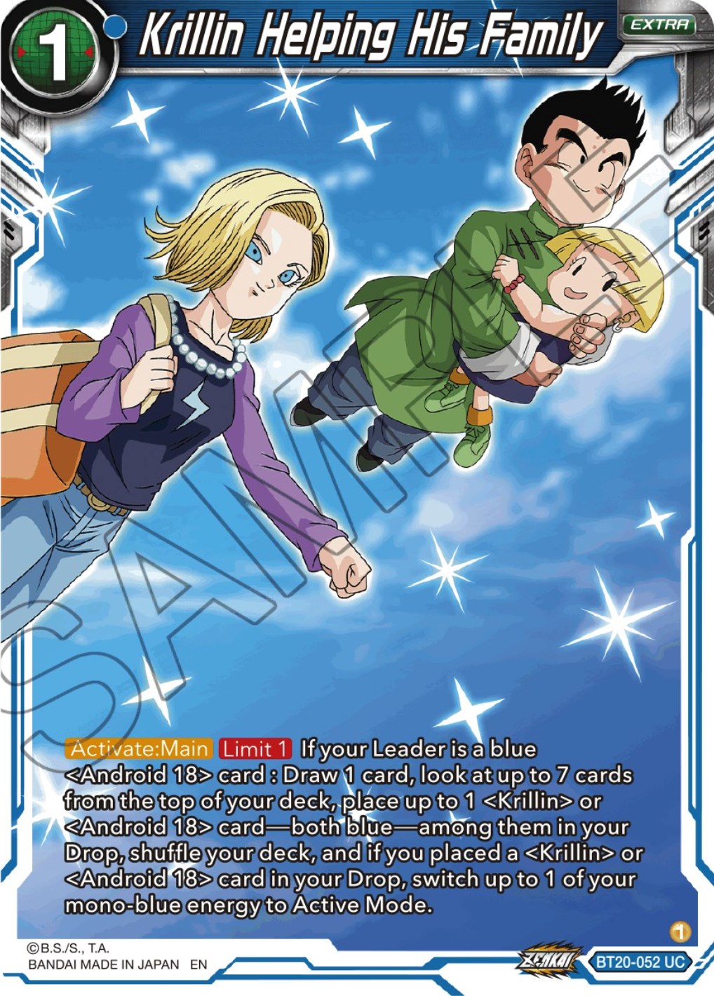 Krillin Helping His Family (BT20-052) [Power Absorbed] | The Time Vault CA