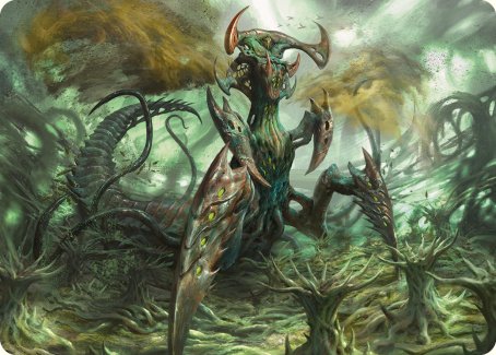 Zopandrel, Hunger Dominus Art Card [Phyrexia: All Will Be One Art Series] | The Time Vault CA