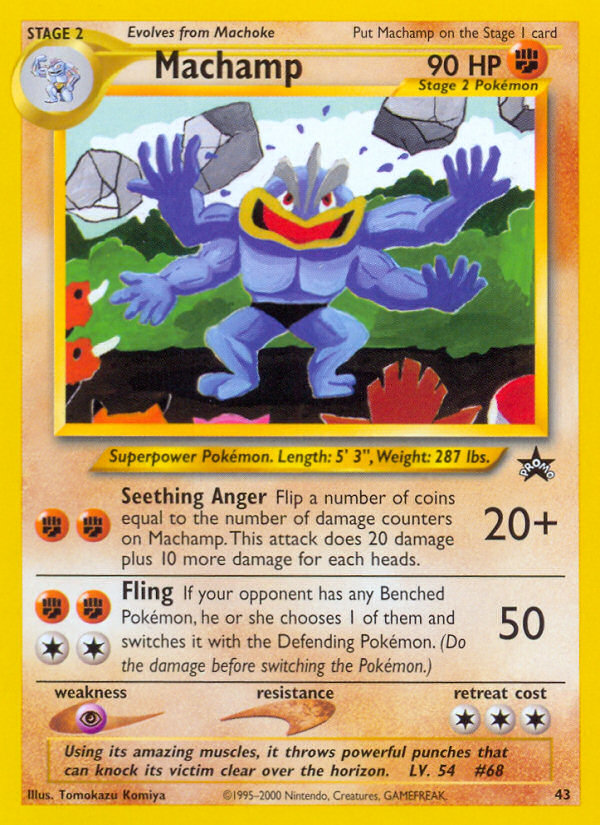 Machamp (43) [Wizards of the Coast: Black Star Promos] | The Time Vault CA