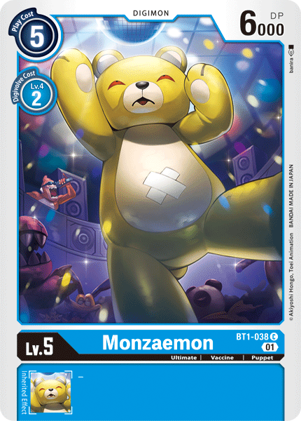 Monzaemon [BT1-038] (Alternative Art) [Starter Deck: Ulforce Veedramon] | The Time Vault CA