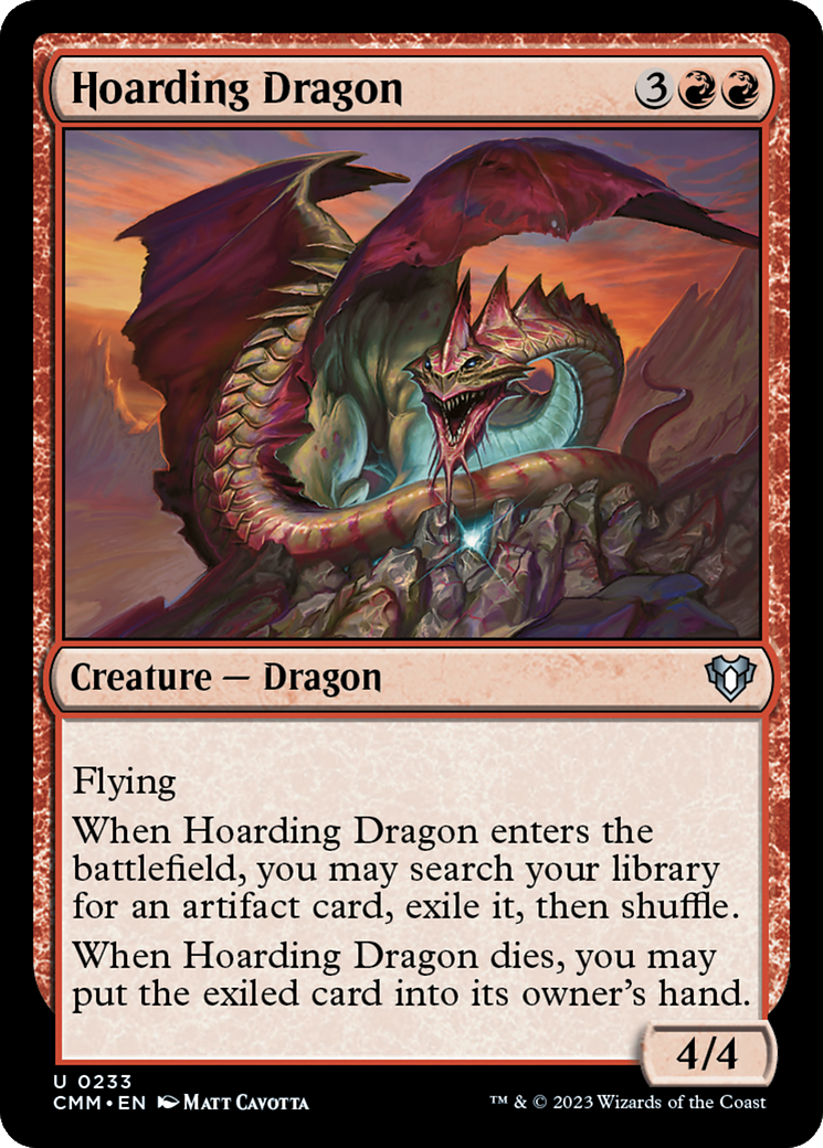 Hoarding Dragon [Commander Masters] | The Time Vault CA