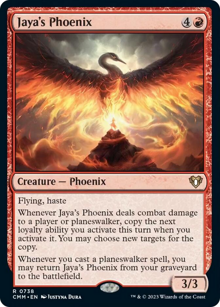 Jaya's Phoenix [Commander Masters] | The Time Vault CA