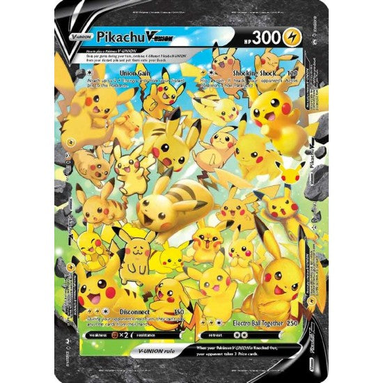Pikachu V-UNION (Jumbo Card) [Sword & Shield: Black Star Promos] | The Time Vault CA