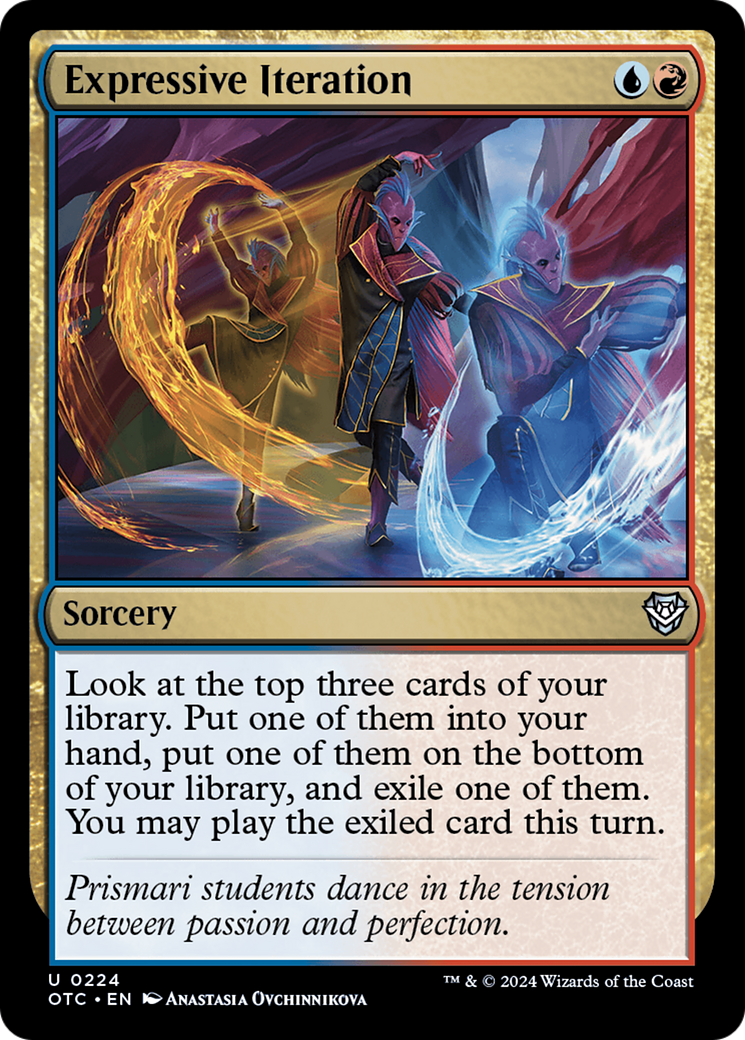 Expressive Iteration [Outlaws of Thunder Junction Commander] | The Time Vault CA