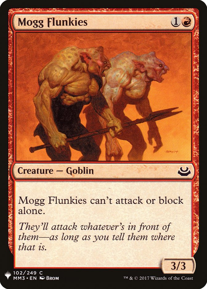 Mogg Flunkies [Mystery Booster] | The Time Vault CA
