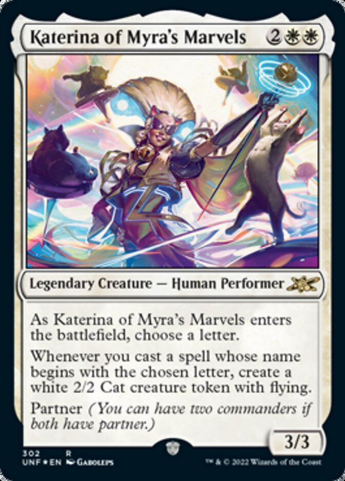 Katerina of Myra's Marvels (Galaxy Foil) [Unfinity] | The Time Vault CA