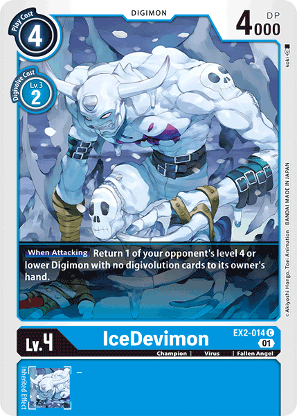 IceDevimon [EX2-014] [Digital Hazard] | The Time Vault CA