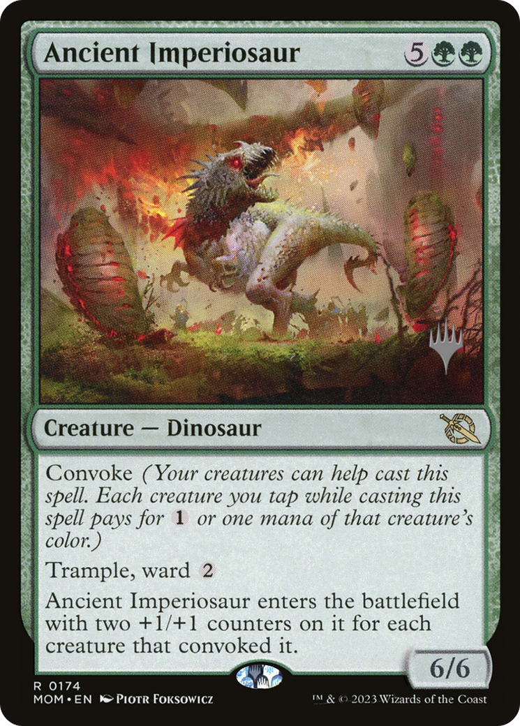 Ancient Imperiosaur (Promo Pack) [March of the Machine Promos] | The Time Vault CA