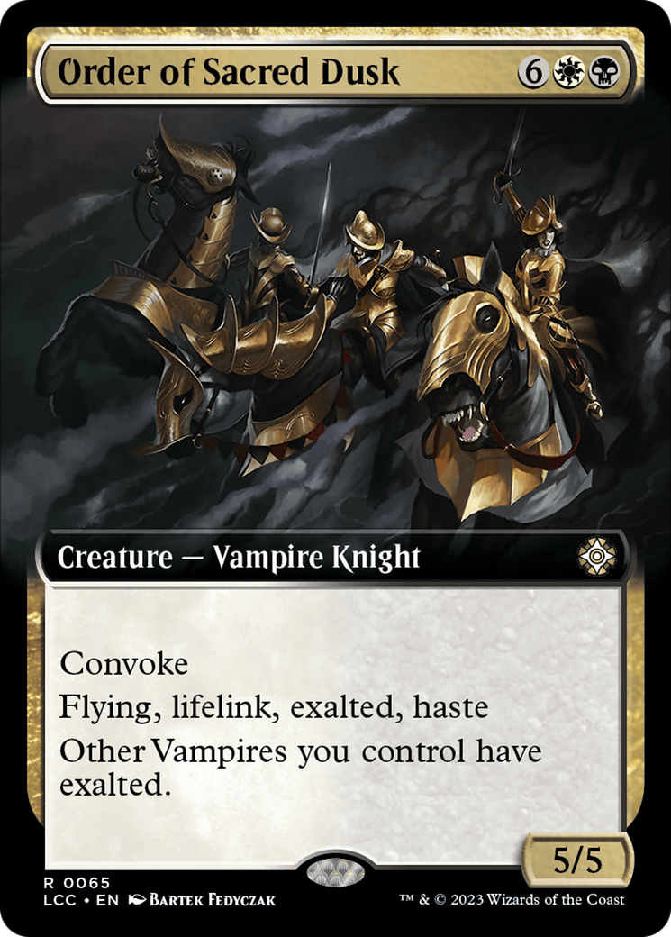 Order of Sacred Dusk (Extended Art) [The Lost Caverns of Ixalan Commander] | The Time Vault CA