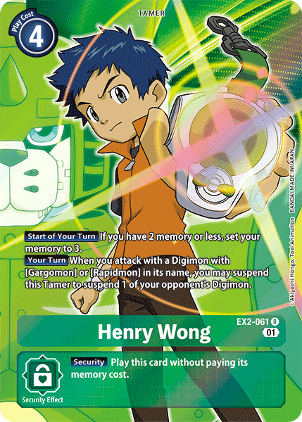 Henry Wong [EX2-061] (Alternate Art) [Digital Hazard] | The Time Vault CA