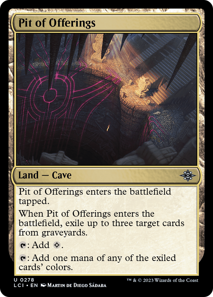Pit of Offerings [The Lost Caverns of Ixalan] | The Time Vault CA