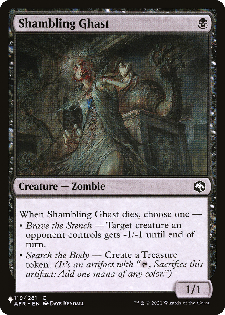 Shambling Ghast [The List Reprints] | The Time Vault CA