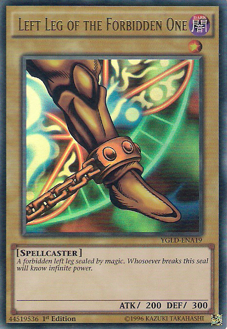 Left Leg of the Forbidden One [YGLD-ENA19] Ultra Rare | The Time Vault CA