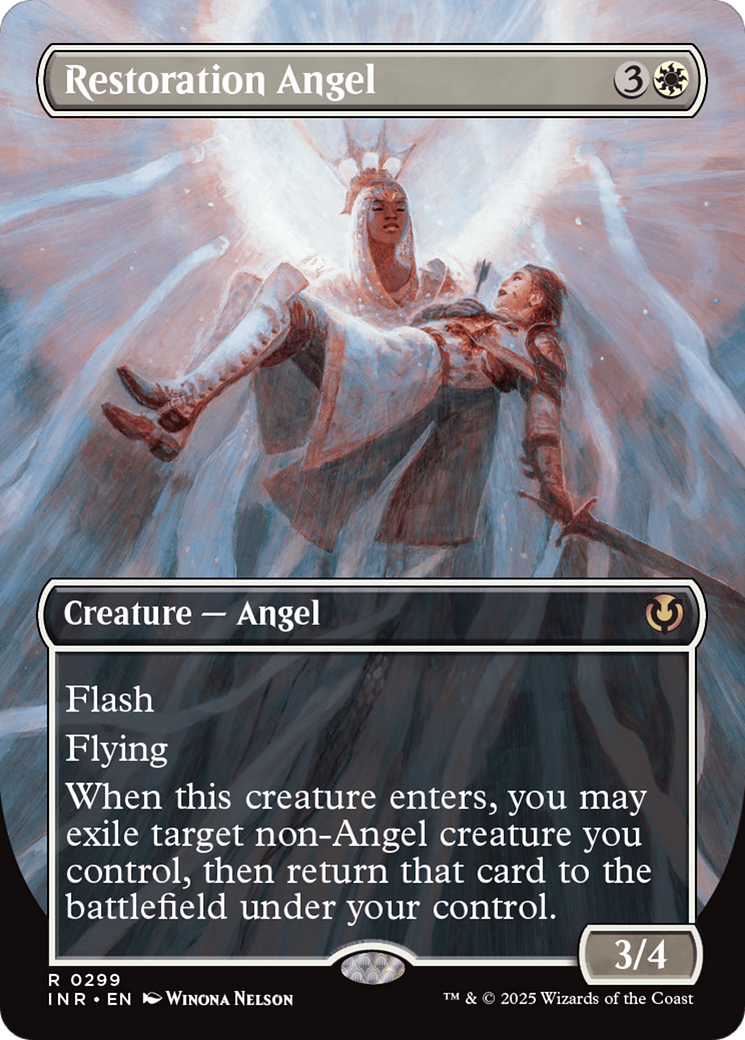 Restoration Angel (Borderless) [Innistrad Remastered] | The Time Vault CA