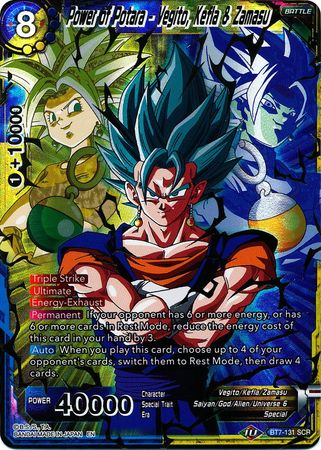 Power of Potara - Vegito, Kefla & Zamasu (BT7-131) [Assault of the Saiyans] | The Time Vault CA
