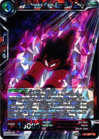 Machspeed Kaio-Ken Son Goku (BT7-005) [Assault of the Saiyans] | The Time Vault CA