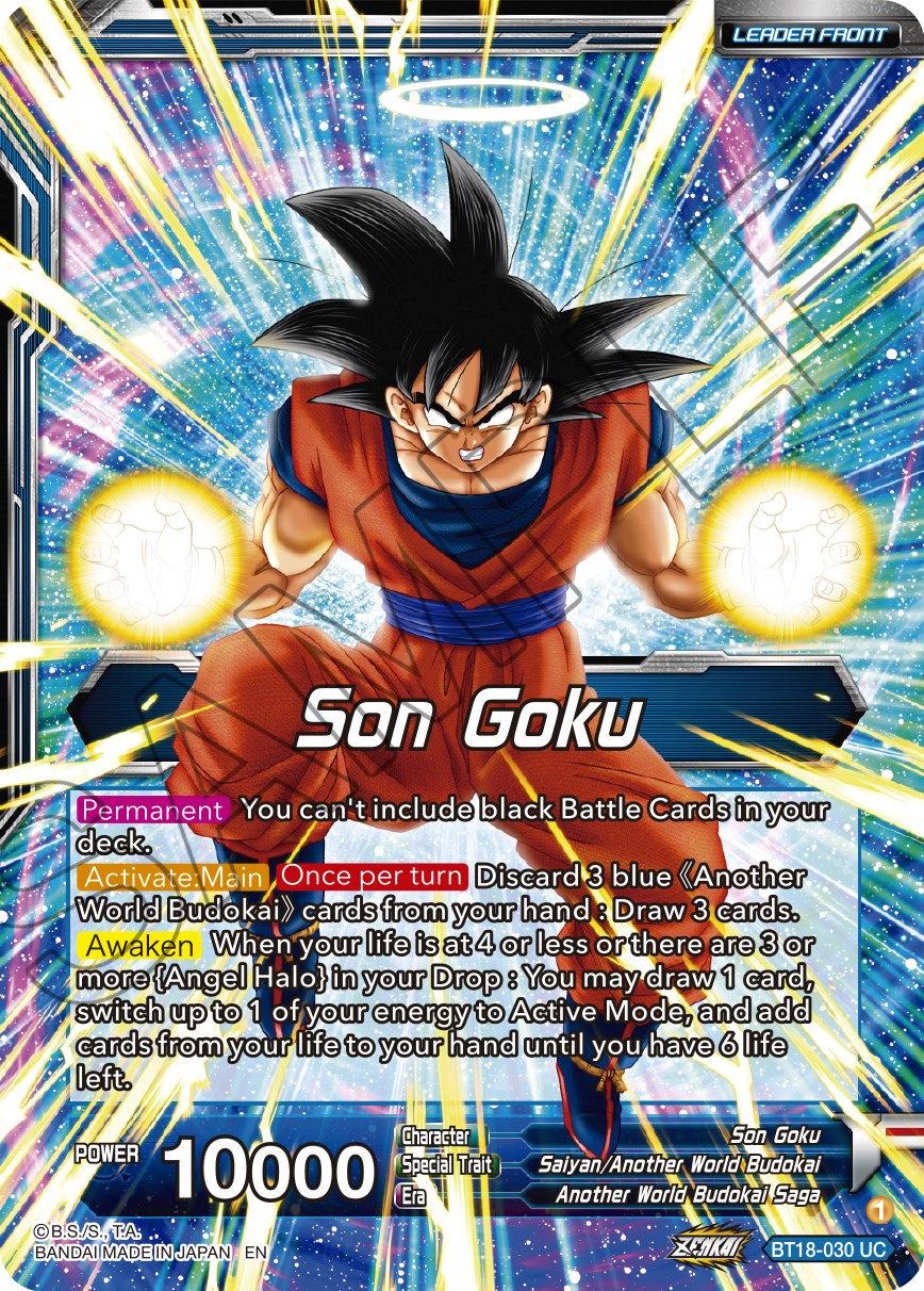 Son Goku // Son Goku, Another World Fighter (BT18-030) [Dawn of the Z-Legends] | The Time Vault CA