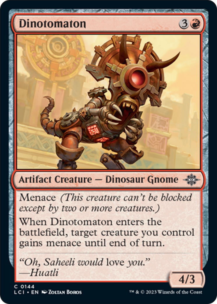 Dinotomaton [The Lost Caverns of Ixalan] | The Time Vault CA