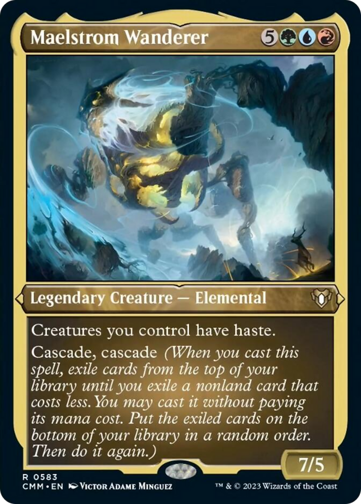 Maelstrom Wanderer (Foil Etched) [Commander Masters] | The Time Vault CA