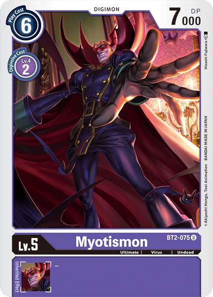 Myotismon [BT2-075] [Release Special Booster Ver.1.0] | The Time Vault CA