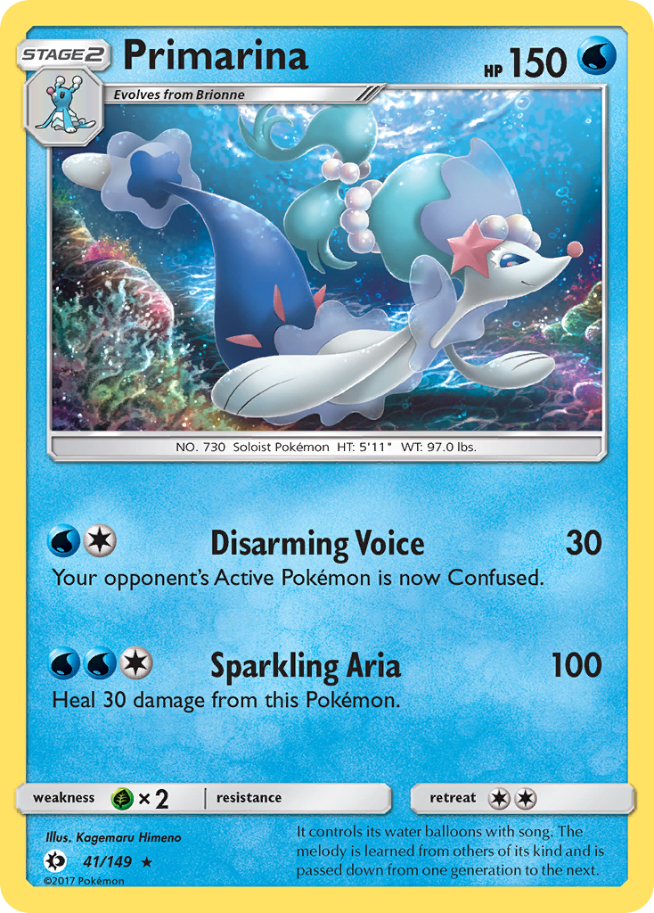 Primarina (41/149) [Sun & Moon: Base Set] | The Time Vault CA