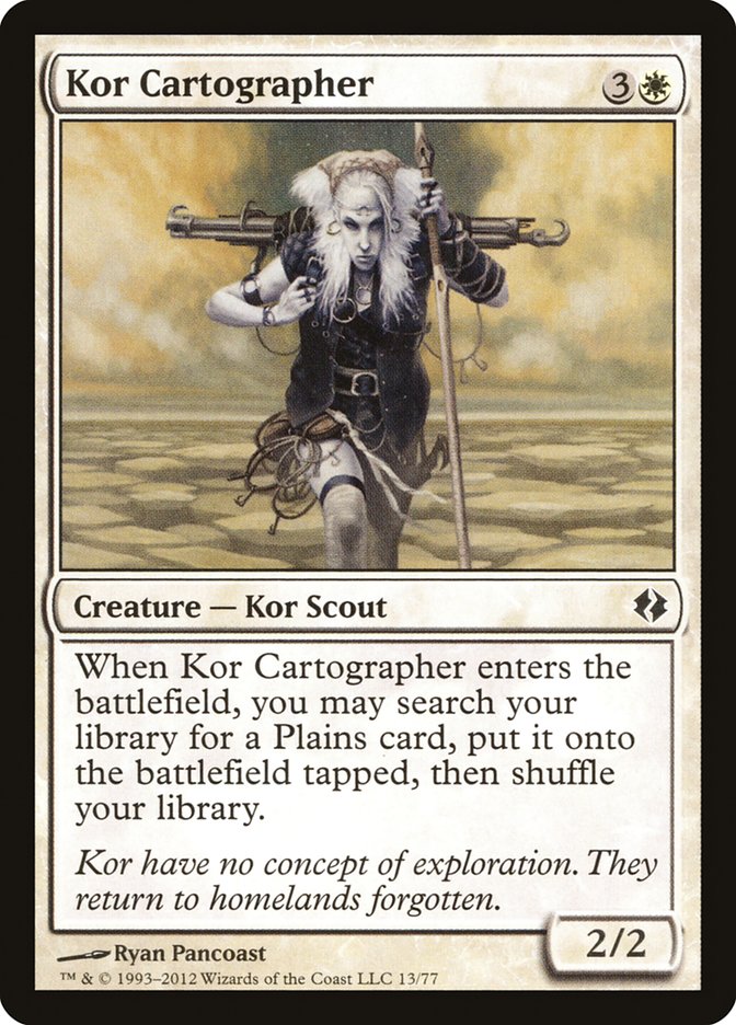 Kor Cartographer [Duel Decks: Venser vs. Koth] | The Time Vault CA