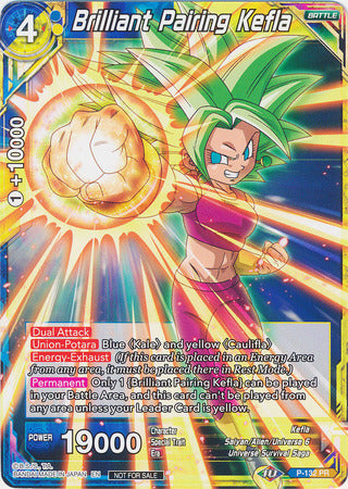 Brilliant Pairing Kefla (Shop Tournament: Assault of Saiyans) (P-132) [Promotion Cards] | The Time Vault CA