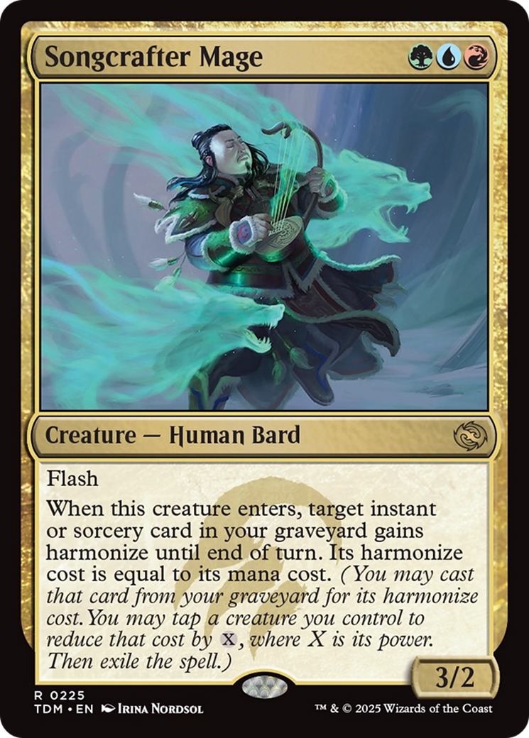 Songcrafter Mage [Tarkir: Dragonstorm] | The Time Vault CA