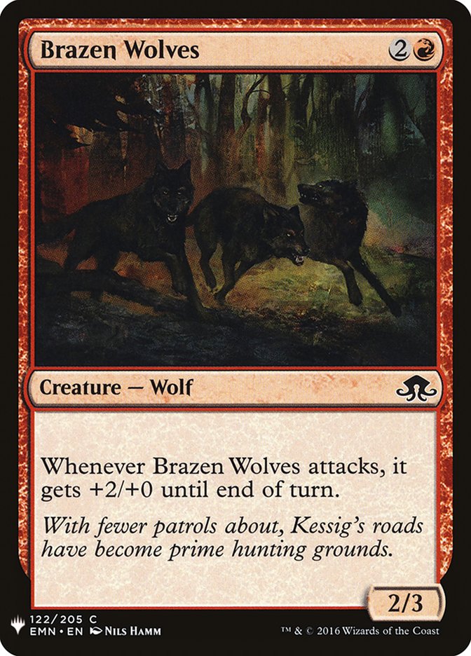 Brazen Wolves [Mystery Booster] | The Time Vault CA