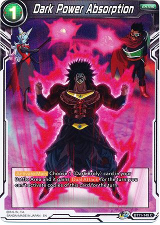 Dark Power Absorption (BT11-149) [Vermilion Bloodline 2nd Edition] | The Time Vault CA