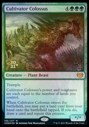 Cultivator Colossus [Innistrad: Crimson Vow Prerelease Promos] | The Time Vault CA