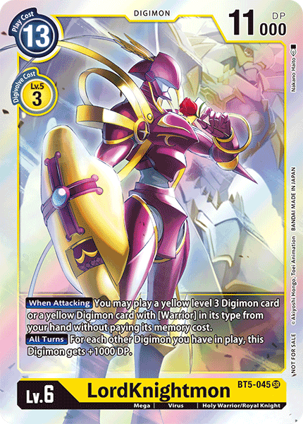 LordKnightmon [BT5-045] (Event Pack) [Battle of Omni Promos] | The Time Vault CA