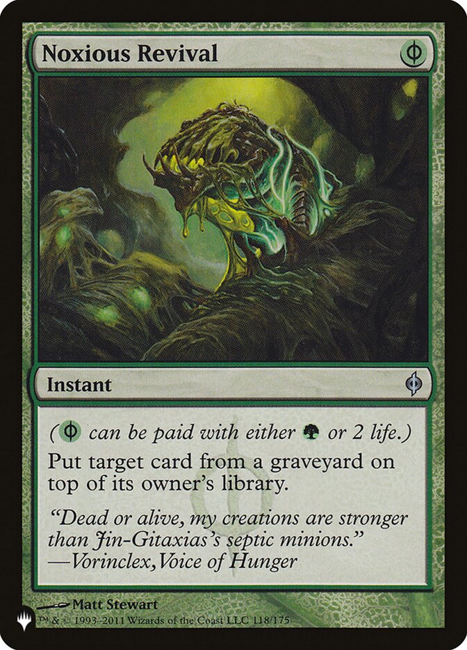 Noxious Revival [The List] | The Time Vault CA