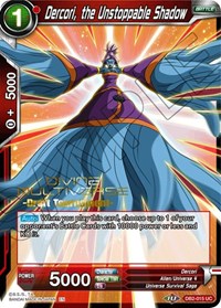 Dercori, the Unstoppable Shadow (Divine Multiverse Draft Tournament) (DB2-015) [Tournament Promotion Cards] | The Time Vault CA