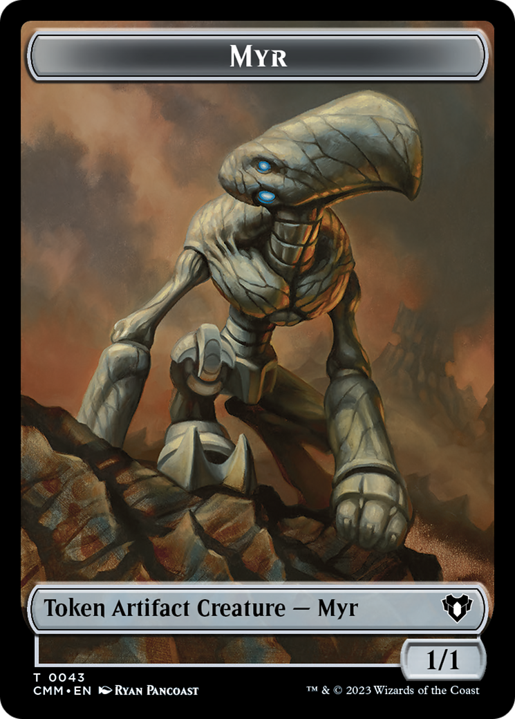 Myr Token [Commander Masters Tokens] | The Time Vault CA