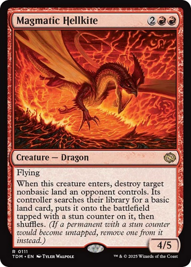 Magmatic Hellkite [Tarkir: Dragonstorm] | The Time Vault CA